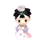 Maxbell Ancient Girl Figurine Statue Ornament for Tabletop Entrance Home Decoration White