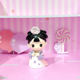 Maxbell Ancient Girl Figurine Statue Ornament for Tabletop Entrance Home Decoration White