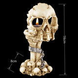 Maxbell Skull Candle Holder for Table Centerpiece Valentine'S Day Skull Decoration