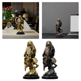 Maxbell Resin Eagle Statue Bird Figurine Ornament for Desktop Decoration Collectible Aureate