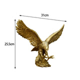 Maxbell Modern Eagle Sculpture Collectible Statue for Wedding Entrance Display Stand Large