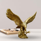 Maxbell Modern Eagle Sculpture Collectible Statue for Wedding Entrance Display Stand Large