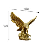Maxbell Modern Eagle Sculpture Collectible Statue for Wedding Entrance Display Stand Medium