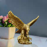 Maxbell Modern Eagle Sculpture Collectible Statue for Wedding Entrance Display Stand Medium