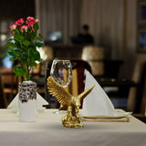 Maxbell Modern Eagle Sculpture Collectible Statue for Wedding Entrance Display Stand Medium