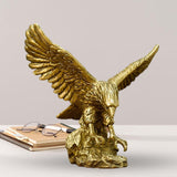 Maxbell Modern Eagle Sculpture Collectible Statue for Wedding Entrance Display Stand Medium