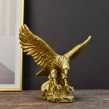 Maxbell Modern Eagle Sculpture Collectible Statue for Wedding Entrance Display Stand Medium