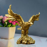 Maxbell Modern Eagle Sculpture Collectible Statue for Wedding Entrance Display Stand Small