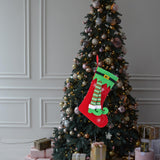 Maxbell Christmas Stockings Xmas Tree Decorations for Indoor Fireplace Decoration Red