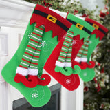 Maxbell Christmas Stockings Xmas Tree Decorations for Indoor Fireplace Decoration Green