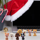 Maxbell 8x Cute Shaking Head Dog Bobblehead Dog Nodding Dog for Bedroom Office Decor
