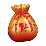 Maxbell Chinese Flower Vase Resin Flower Pot New Year Party Home Plant Planter Decor Aureate