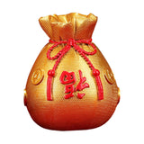 Maxbell Chinese Flower Vase Resin Flower Pot New Year Party Home Plant Planter Decor Aureate