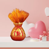 Maxbell Chinese Flower Vase Resin Flower Pot New Year Party Home Plant Planter Decor Aureate