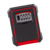 Maxbell Key Storage Lock Box 4 Digit Password Key Storage Case Wall Mounted for Home Red