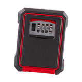 Maxbell Key Storage Lock Box 4 Digit Password Key Storage Case Wall Mounted for Home Red
