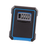 Maxbell Key Storage Lock Box 4 Digit Password Key Storage Case Wall Mounted for Home Blue