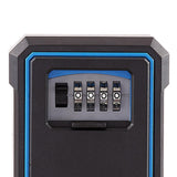 Maxbell Key Storage Lock Box 4 Digit Password Key Storage Case Wall Mounted for Home Blue