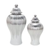 Maxbell Ceramic Ginger Jar Storage Vase Crafts Home Decor Handmade Collectible Large