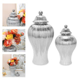 Maxbell Ceramic Ginger Jar Storage Vase Crafts Home Decor Handmade Collectible Large