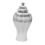 Maxbell Ceramic Ginger Jar Storage Vase Crafts Home Decor Handmade Collectible Large