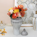 Maxbell Ceramic Ginger Jar Storage Vase Crafts Home Decor Handmade Collectible Large