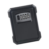 Maxbell Portable Key Storage Lock Box 4 Digit Password Key Storage Case for House Black