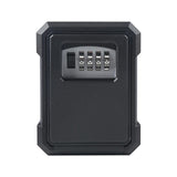 Maxbell Portable Key Storage Lock Box 4 Digit Password Key Storage Case for House Black