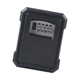 Maxbell Portable Key Storage Lock Box 4 Digit Password Key Storage Case for House Black