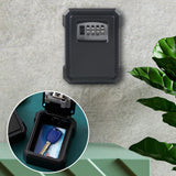 Maxbell Portable Key Storage Lock Box 4 Digit Password Key Storage Case for House Black