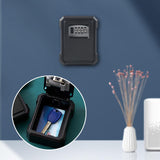 Maxbell Portable Key Storage Lock Box 4 Digit Password Key Storage Case for House Black