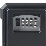 Maxbell Portable Key Storage Lock Box 4 Digit Password Key Storage Case for House Black