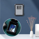 Maxbell Portable Key Storage Lock Box 4 Digit Password Key Storage Case for House Gray