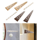 Maxbell Coat Hook Clothes Hanger Home Decoration for Living Room Bathroom Entryway Wood 74cm