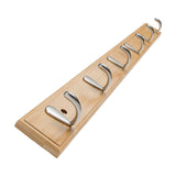 Maxbell Coat Hook Clothes Hanger Home Decoration for Living Room Bathroom Entryway Wood 74cm