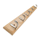 Maxbell Coat Hook Clothes Hanger Home Decoration for Living Room Bathroom Entryway Wood 74cm