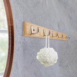 Maxbell Coat Hook Clothes Hanger Home Decoration for Living Room Bathroom Entryway Wood 74cm