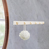 Maxbell Coat Hook Clothes Hanger Home Decoration for Living Room Bathroom Entryway White 74cm