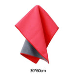 Maxbell Car Wash Drying Towel Reusable and Washable Spotless for Car Washing Drying red 30cmx60cm