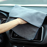 Maxbell Car Wash Drying Towel Reusable and Washable Spotless for Car Washing Drying gray 30cmx30cm