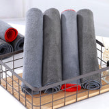 Maxbell Car Wash Drying Towel Reusable and Washable Spotless for Car Washing Drying gray 30cmx40cm