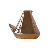 Maxbell Flower Vase Collectible Porcelain Pot for Office Home Decorations Parties Rose Gold