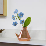 Maxbell Flower Vase Collectible Porcelain Pot for Office Home Decorations Parties Rose Gold