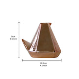 Maxbell Flower Vase Collectible Porcelain Pot for Office Home Decorations Parties Rose Gold