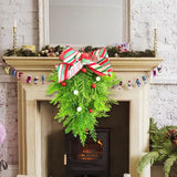 Maxbell Artificial Christmas Teardrop Wreath for Outdoor Indoor Backdrop Party with Ball