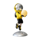 Maxbell Spaceman Figurine Sculpture Night Light Floor Decoration Cute Creative Yellow