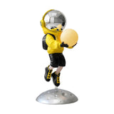 Maxbell Spaceman Figurine Sculpture Night Light Floor Decoration Cute Creative Yellow