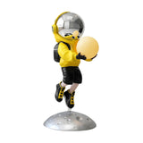 Maxbell Spaceman Figurine Sculpture Night Light Floor Decoration Cute Creative Yellow