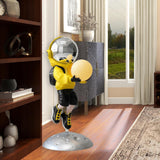 Maxbell Spaceman Figurine Sculpture Night Light Floor Decoration Cute Creative Yellow