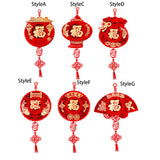 Maxbell Creative Spring Festival Decoration Chinese New Year Pendant Oriental Tassel StyleA